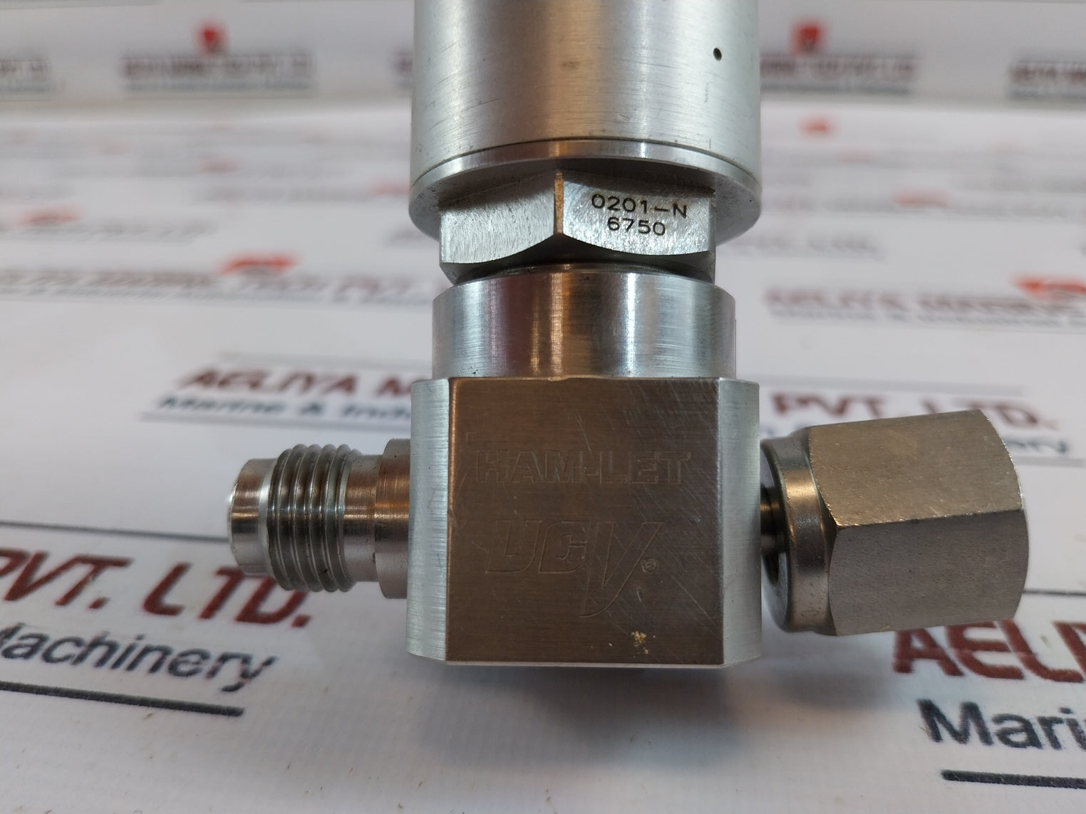 Ham-let Hm20-4Vkc-gf4M4-sp-300Psi Pneumatic Diaphragm Valve Ss316L 60-90 Psi Ss3