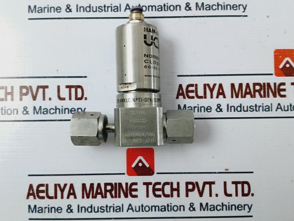 Ham-let Hm20-4Vklc(Npt)-gf4-150Psi Air Operated Valve Ss316L