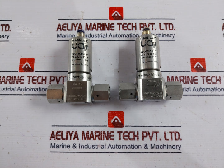 Ham-let Hm20-4Vklc(Npt)-gf4-150Psi Pneumatic Diaphram Valve