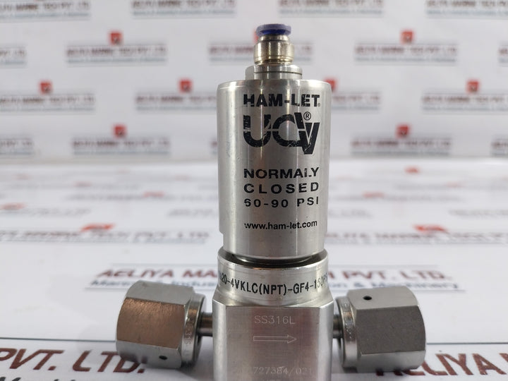 Ham-let Hm20-4Vklc(Npt)-gf4-150Psi Pneumatic Diaphram Valve