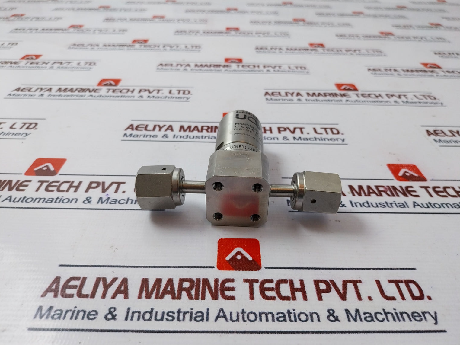 Ham-let Hm20-4Vklc(Npt)-gf4-150Psi Pneumatic Diaphram Valve 60-90 Psi