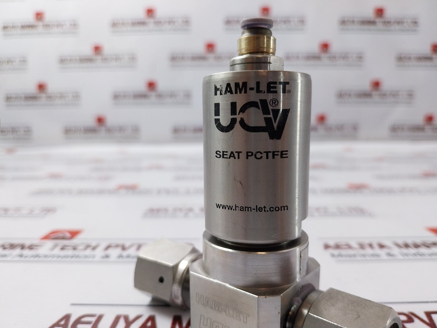 Ham-let Hm20-4Vklc(Npt)-gf4-150Psi Pneumatic Diaphram Valve 60-90 Psi