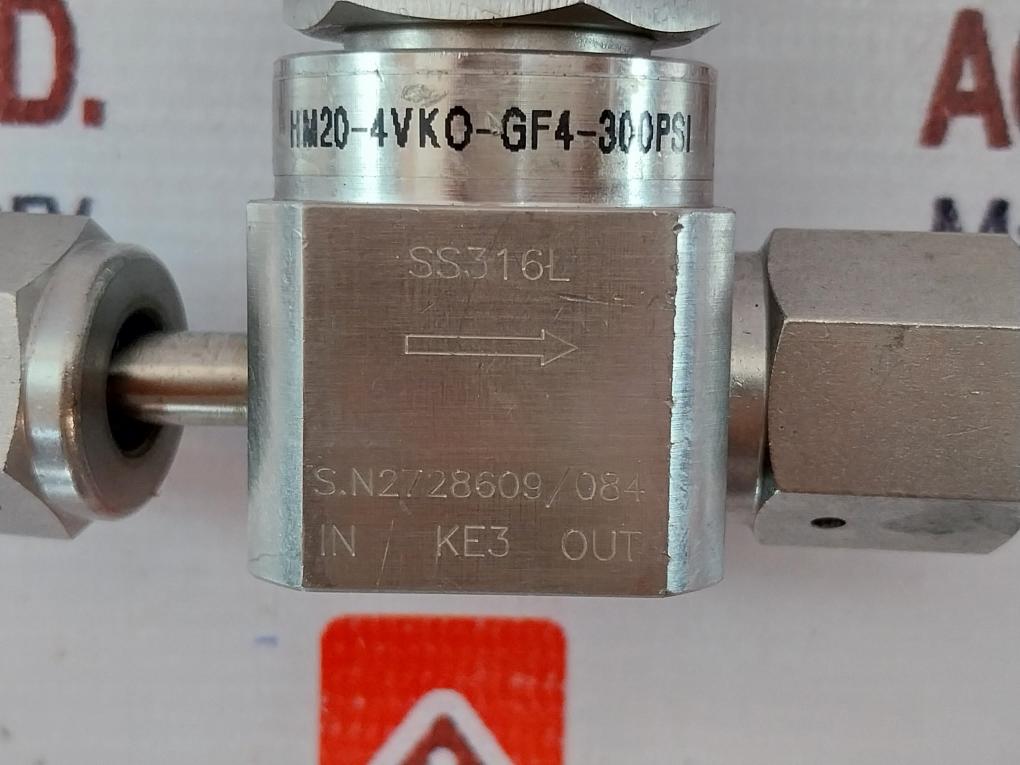 Ham-let Hm20-4Vko-gf4-300Psi/ Hm20-4Vk0-gf4-300Psi Pneumatic Diaphragm Valve  0.4~0.6Mpag