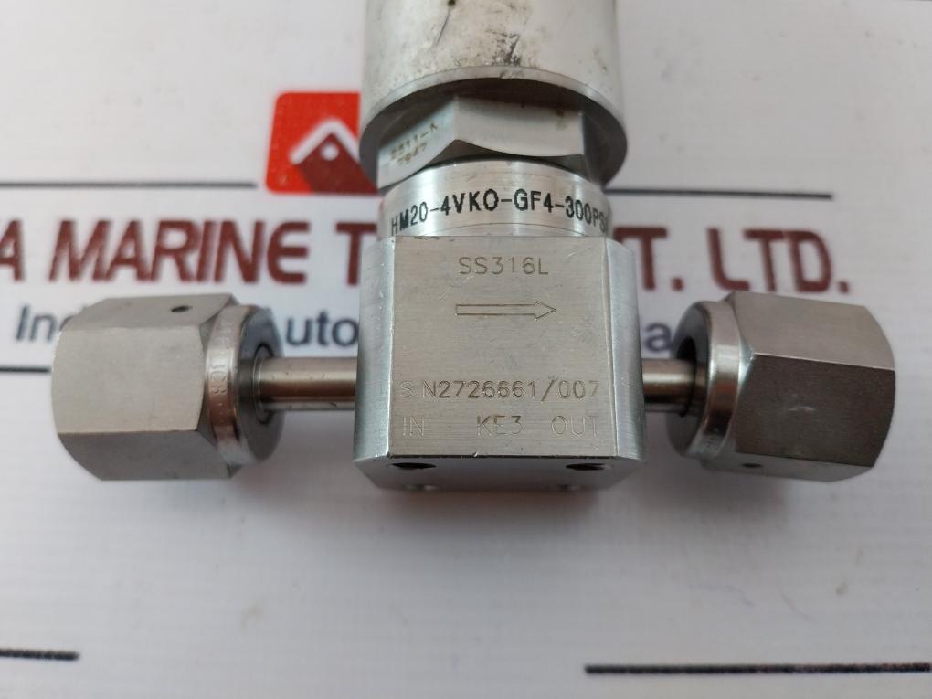 Ham-let Hm20-4Vko-gf4-300Psi Pneumatic Diaphragm Valve 0.4~0.6 Mpag Ss316L
