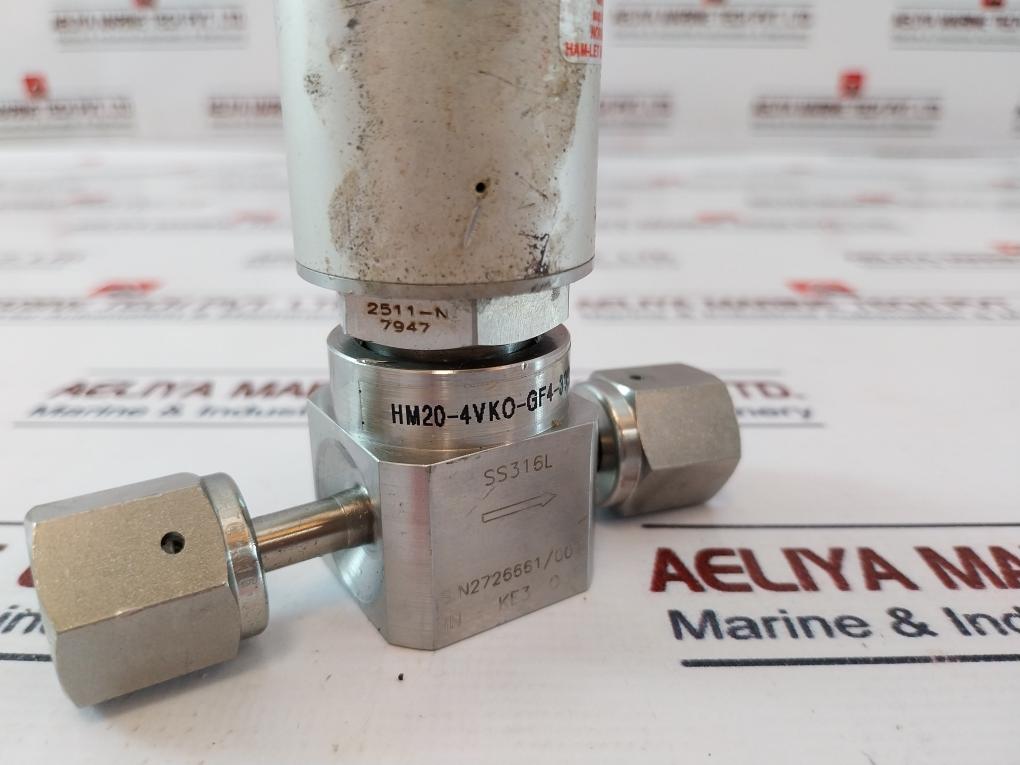 Ham-let Hm20-4Vko-gf4-300Psi Pneumatic Diaphragm Valve 0.4~0.6 Mpag Ss316L