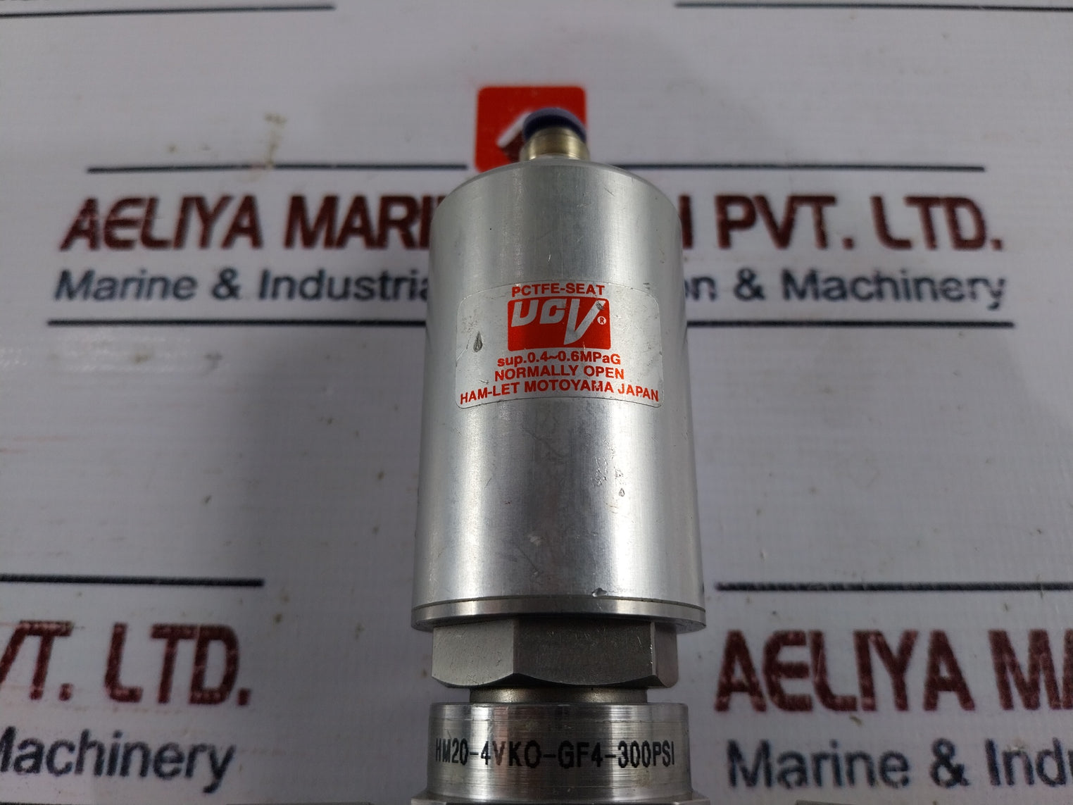 Ham-let Hm20-4Vko-gf4-300Psi Pneumatic Diaphragm Valve 0.4~0.6Mpag