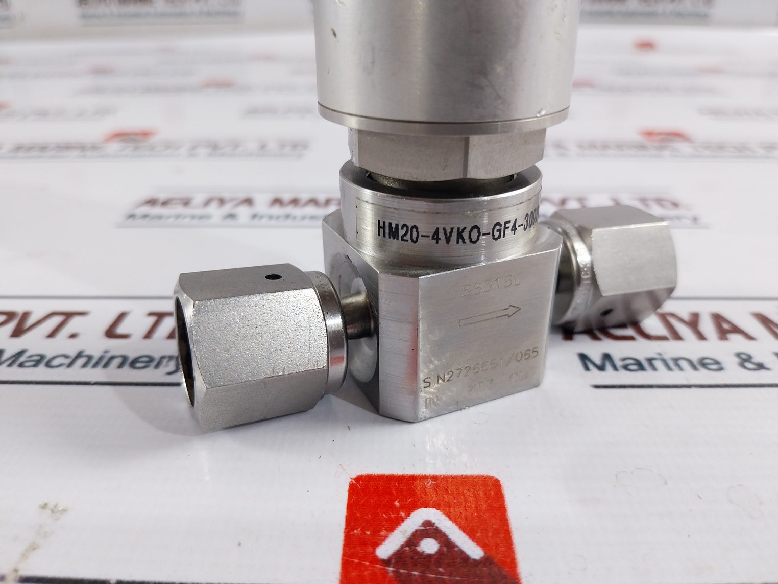 Ham-let Hm20-4Vko-gf4-300Psi Pneumatic Diaphragm Valve 0.4~0.6Mpag