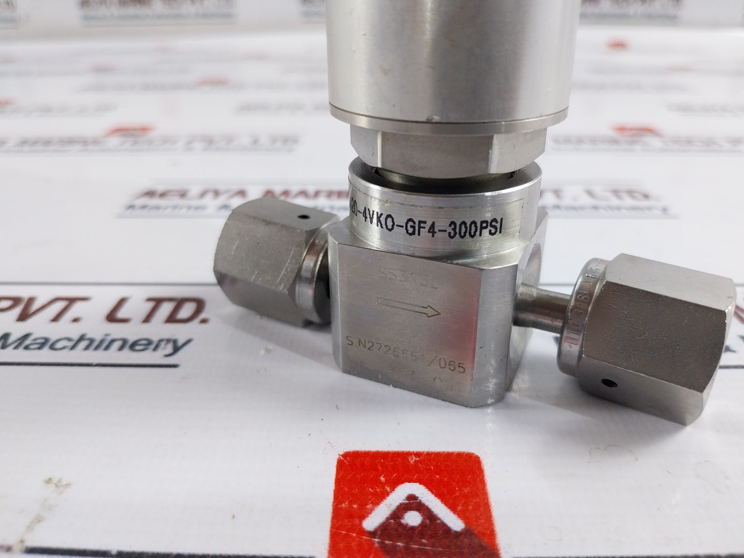 Ham-let Hm20-4Vko-gf4-300Psi Pneumatic Diaphragm Valve 0.4~0.6Mpag