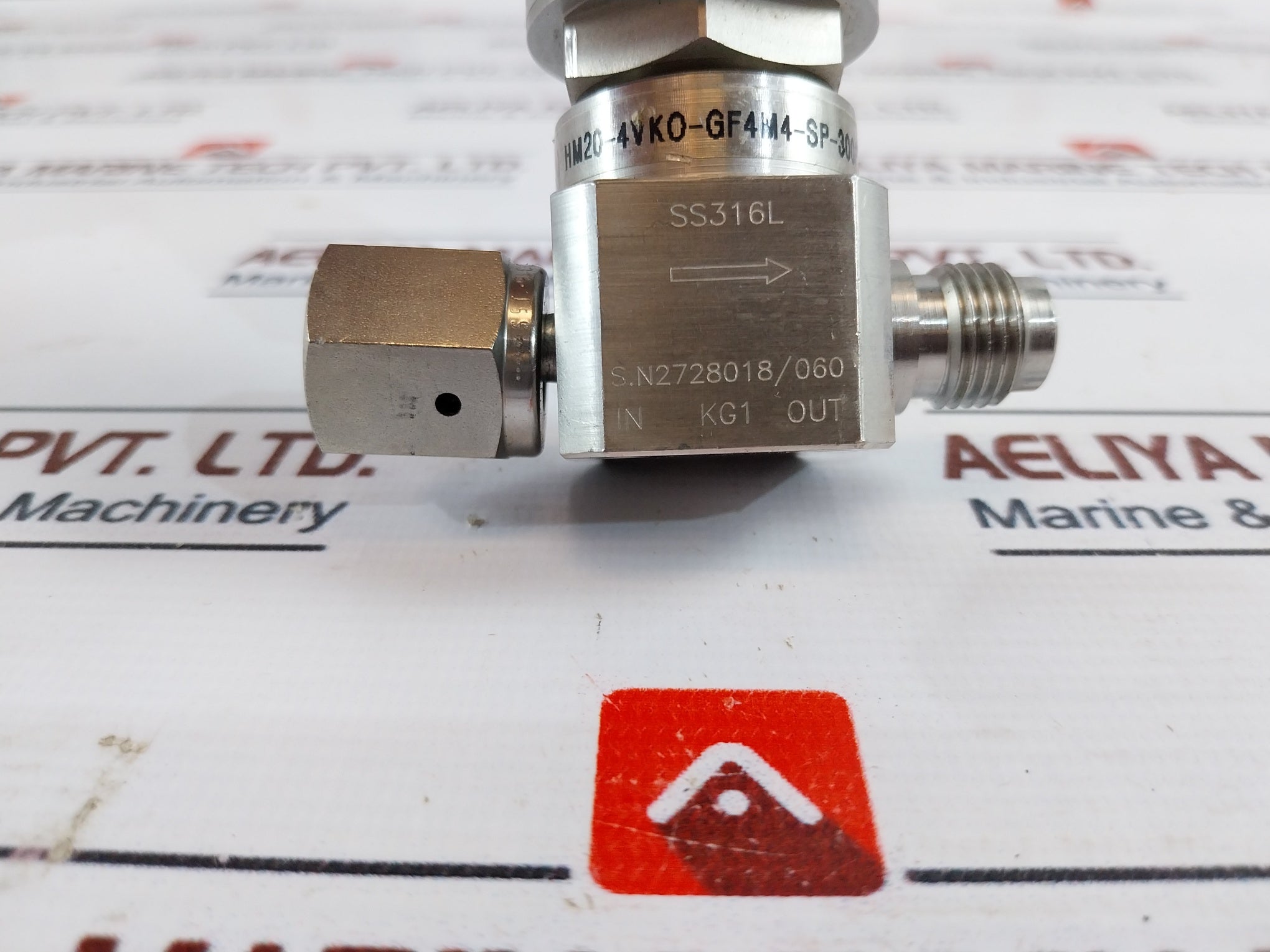 Ham-let Hm20-4Vko-gf4M4-sp-300Psi Normally Open Pneumatic Diaphram Valve