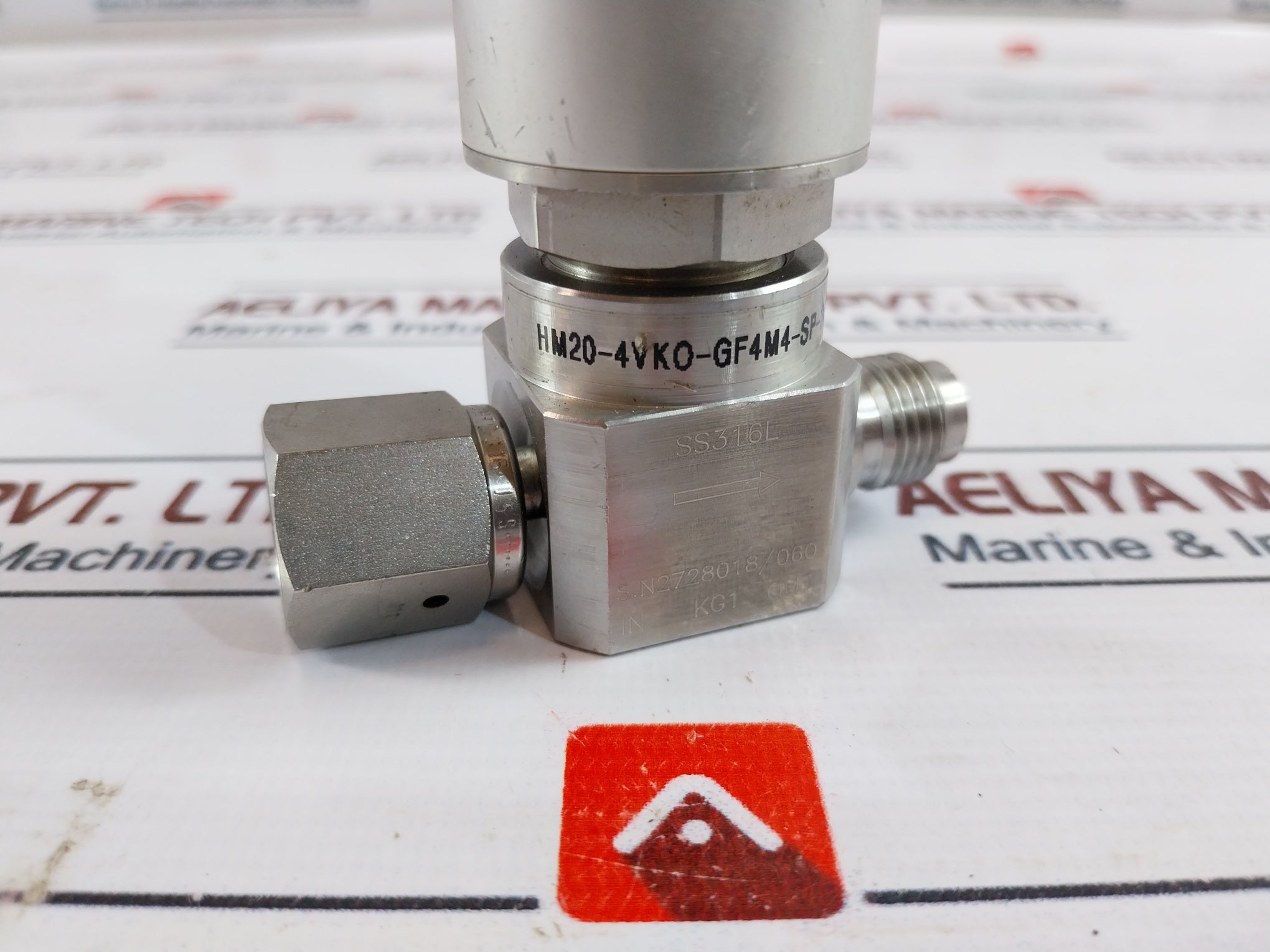 Ham-let Hm20-4Vko-gf4M4-sp-300Psi Normally Open Pneumatic Diaphram Valve