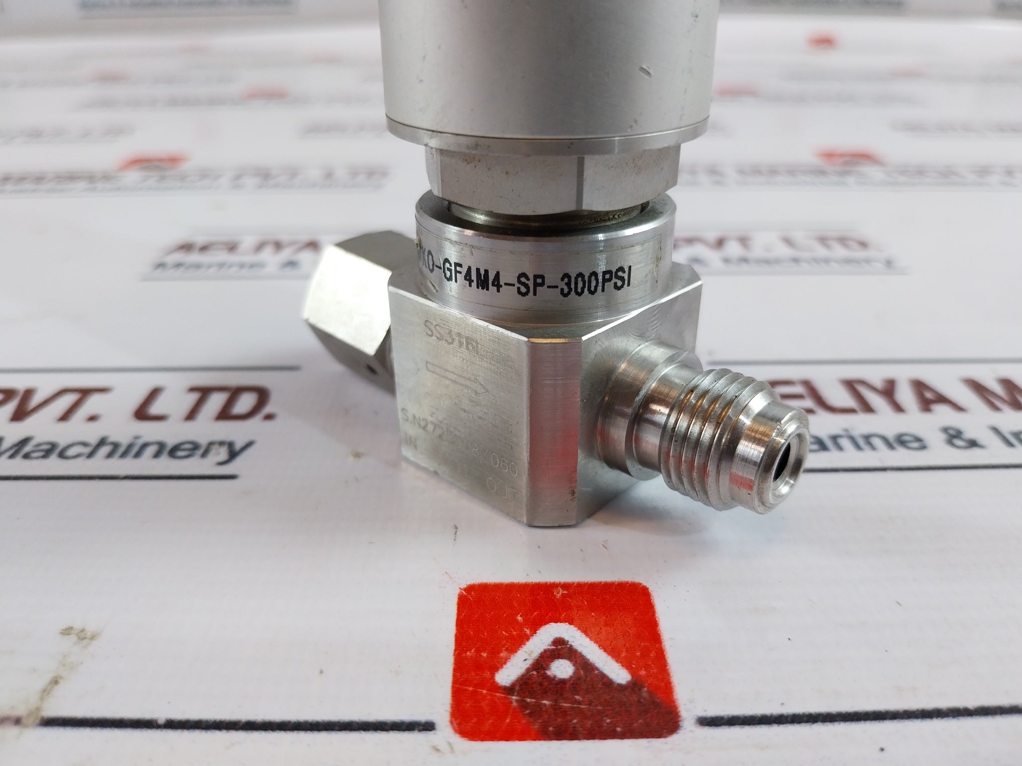 Ham-let Hm20-4Vko-gf4M4-sp-300Psi Normally Open Pneumatic Diaphram Valve