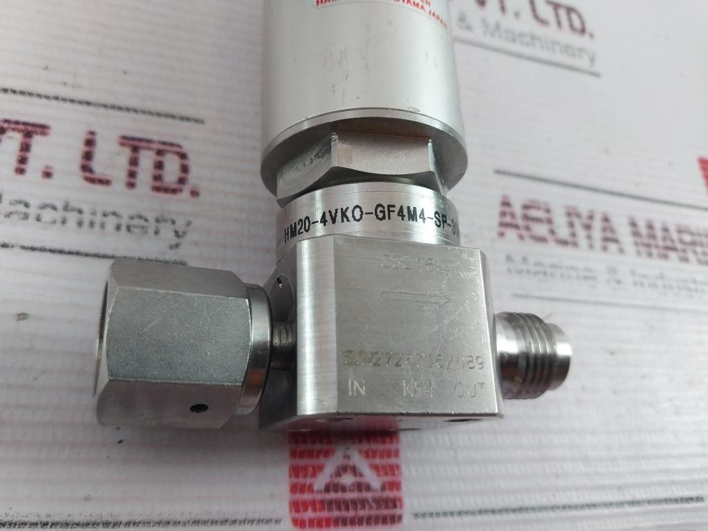 Ham-let Hm20-4Vko-gf4M4-sp-300Psi Pneumatic Diaphragm Valve 0.4 0.6 Mpag Ss316L