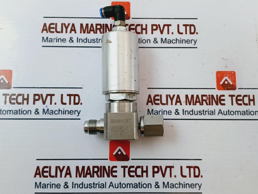 Ham-let Hm20-4Vko-gf4M4-sp-300Psi Pneumatic Diaphragm Valve 0.4-0.6Mpag