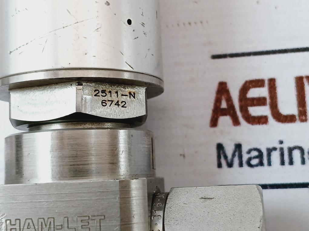 Ham-let Hm20-4Vko-gf4M4-sp-300Psi Pneumatic Diaphragm Valve 0.4-0.6Mpag