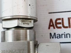 Ham-let Hm20-4Vko-gf4M4-sp-300Psi Pneumatic Diaphragm Valve 0.4-0.6Mpag