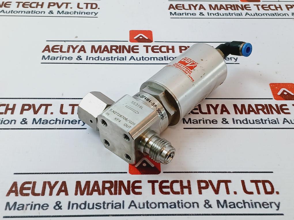 Ham-let Hm20-4Vko-gf4M4-sp-300Psi Pneumatic Diaphragm Valve 0.4-0.6Mpag