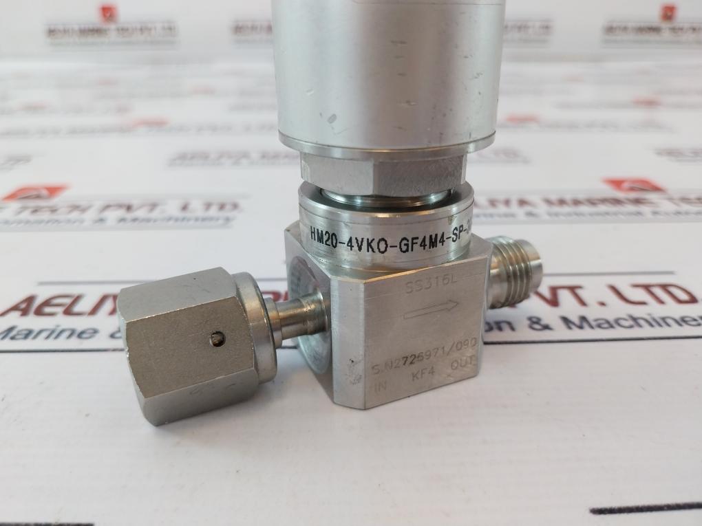 Hm20-4Vko-gf4M4-sp-300Psi Ham-let Pneumatic Diaphragm Valve 0.4-0.6Mpag
