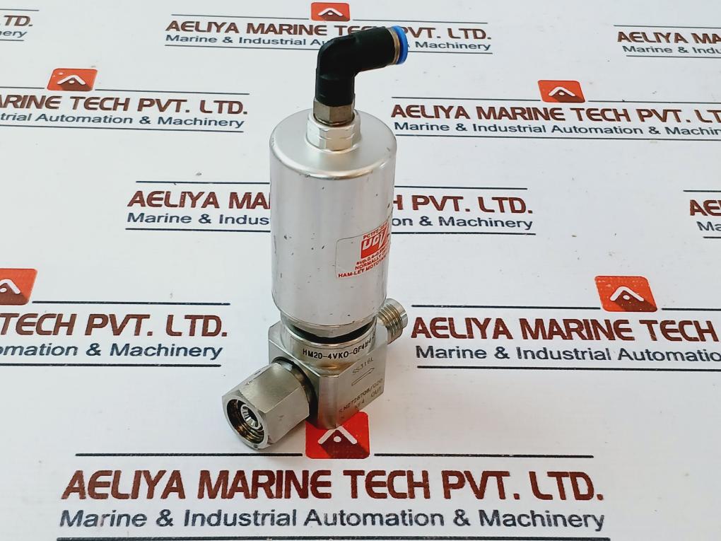 Ham-let Hm20-4Vko-gf4M4-sp-300Psi Pneumatic Diaphragm Valve 0.4-0.6Mpag