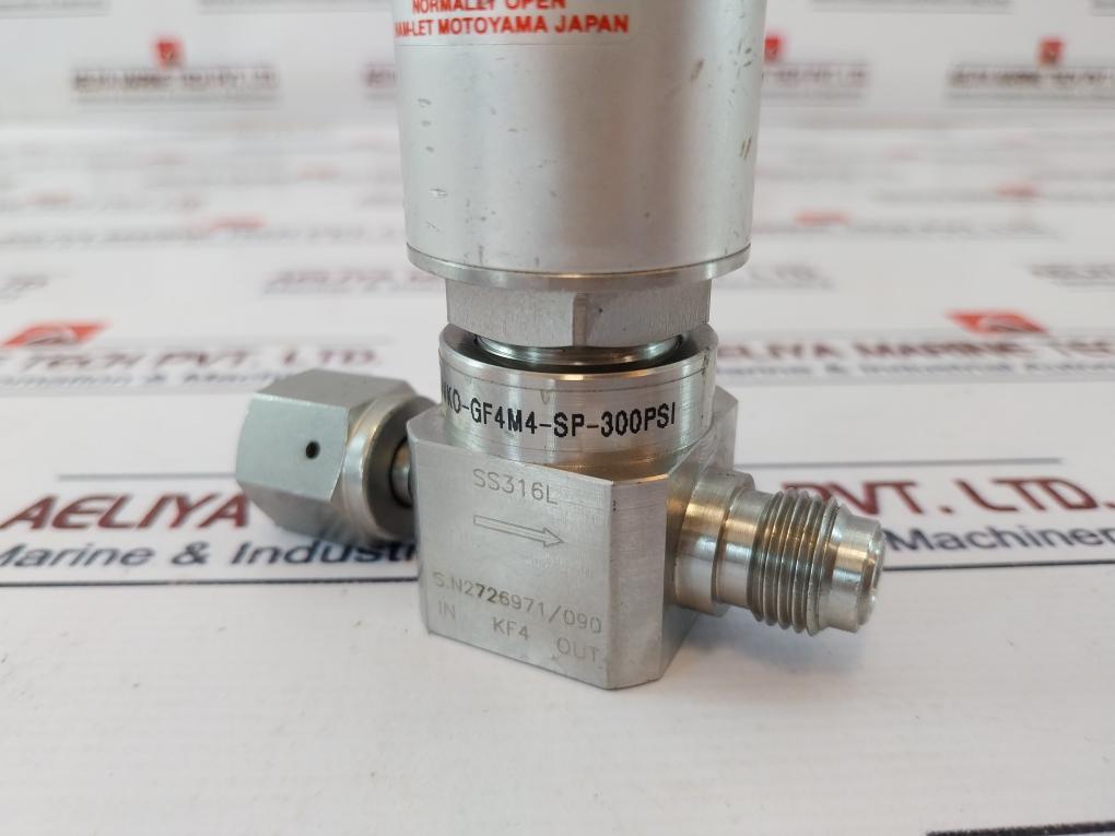 Hm20-4Vko-gf4M4-sp-300Psi Ham-let Pneumatic Diaphragm Valve 0.4-0.6Mpag