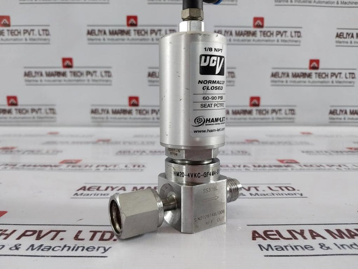 Ham-let Hm20-4Vkc-gf4M4-sp-300Psi Ucv 1/8 Npt Normally Closed Valve