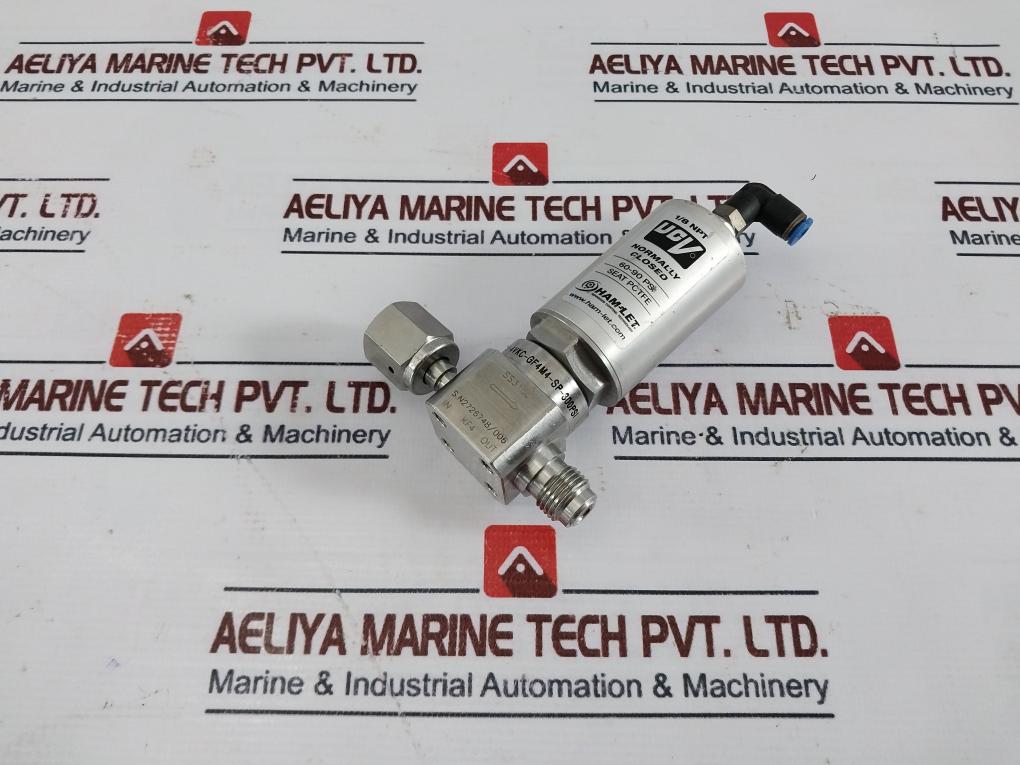 Ham-let Hm20-4Vkc-gf4M4-sp-300Psi Ucv 1/8 Npt Normally Closed Valve