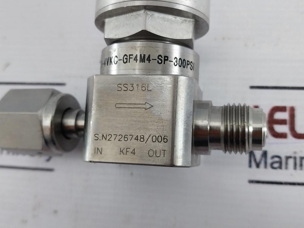 Ham-let Hm20-4Vkc-gf4M4-sp-300Psi Ucv 1/8 Npt Normally Closed Valve