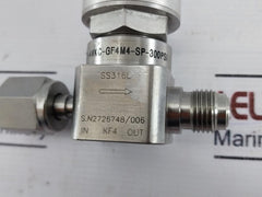 Ham-let Hm20-4Vkc-gf4M4-sp-300Psi Ucv 1/8 Npt Normally Closed Valve
