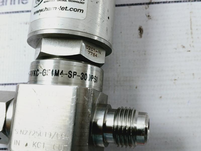 Ham-let Hm20-4Vkc-gf4M4-sp-300Psi Normally Closed Pneumatic Diaphragm Valve