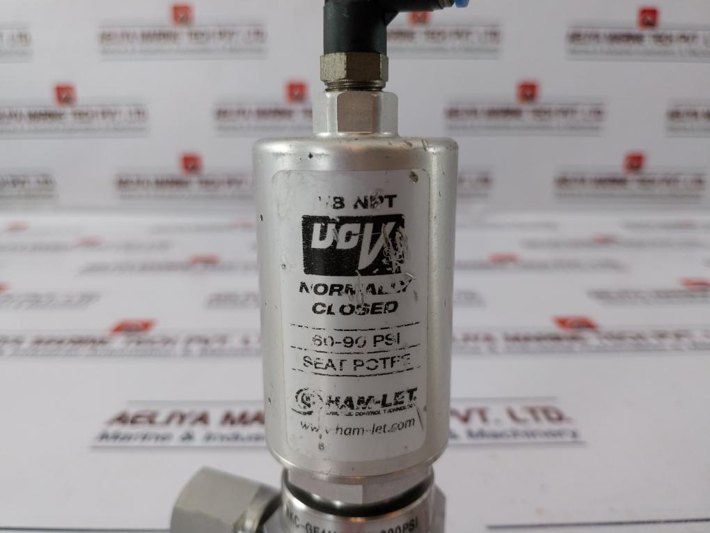 Ham-let Hm20-4Vkc-gf4M4-sp-300Psi Pneumatic Diaphragm Valve 1/8Npt Ss316L