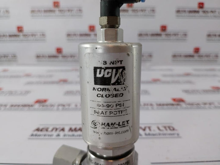 Ham-let Hm20-4Vkc-gf4M4-sp-300Psi Pneumatic Diaphragm Valve 1/8Npt Ss316L Ke7