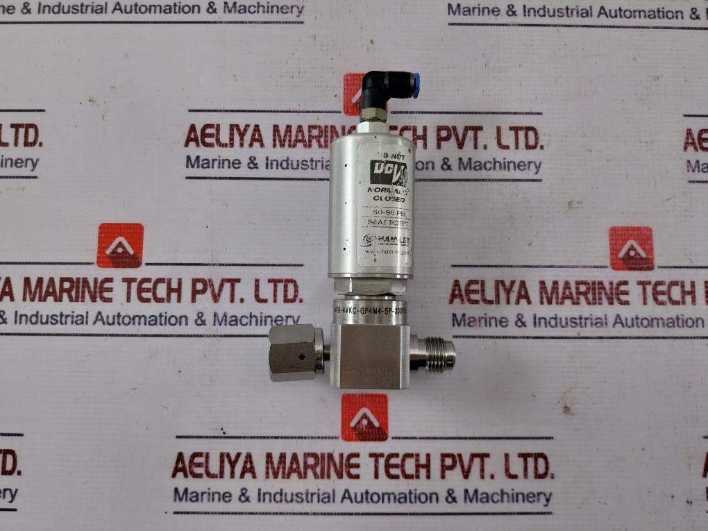 Ham-let Hm20-4Vkc-gf4M4-sp-300Psi Pneumatic Diaphragm Valve 1/8Npt Ss316L