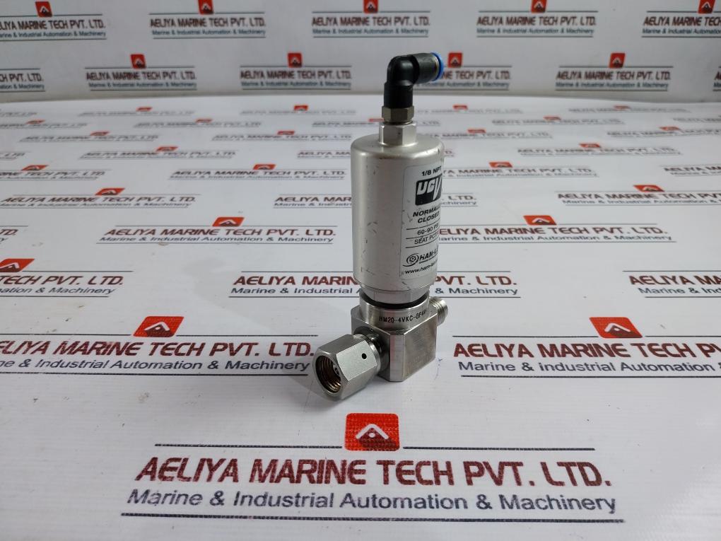 Ham-let Hm20-4Vkc-gf4M4-sp-300Psi Pneumatic Diaphragm Valve 1/8 Npt Kg1