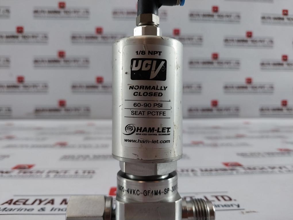 Ham-let Hm20-4Vkc-gf4M4-sp-300Psi Pneumatic Diaphragm Valve