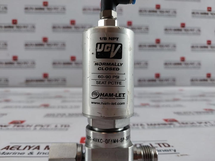 Ham-let Hm20-4Vkc-gf4M4-sp-300Psi Pneumatic Diaphragm Valve 6083