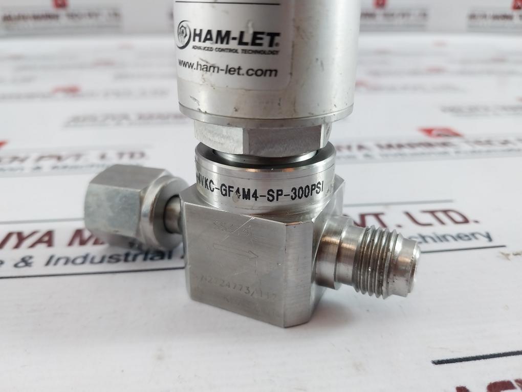 Ham-let Hm20-4Vkc-gf4M4-sp-300Psi Pneumatic Diaphragm Valve
