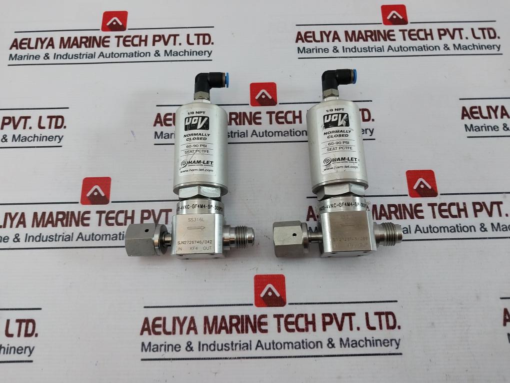 Ham-let Hm20-4Vkc-gf4M4-sp-300Psi Pneumatic Diaphragm Valve