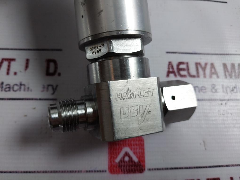 Ham-let Hm20-4Vkc-gf4M4-sp-300Psi Pneumatic Diaphragm Valve Ss316L 60-90 Psi