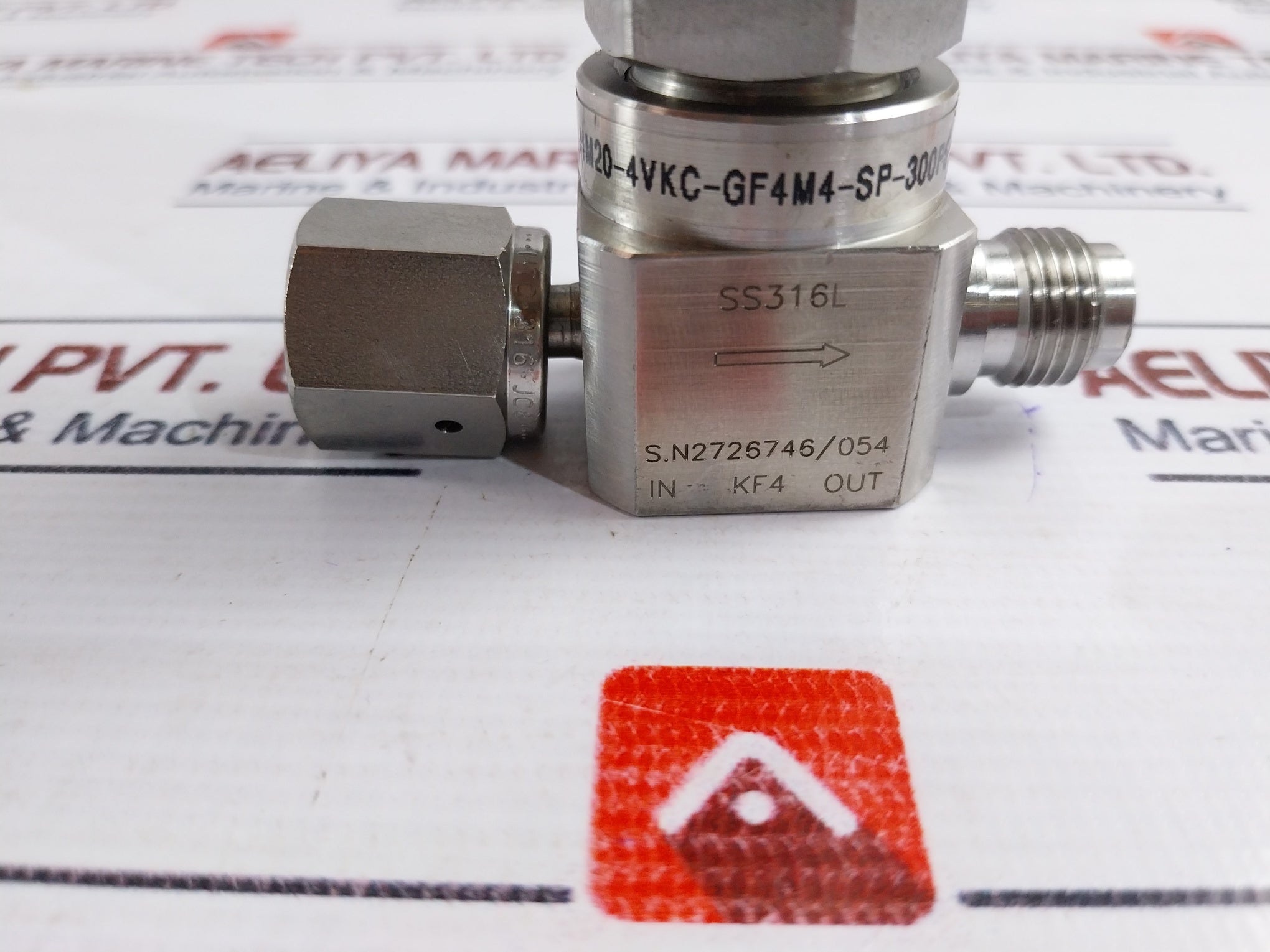 Ham-let Hm20-4Vkc-gf4M4-sp-300Psi Ucv Pneumatic Diaphragm Valve 1/8 Npt