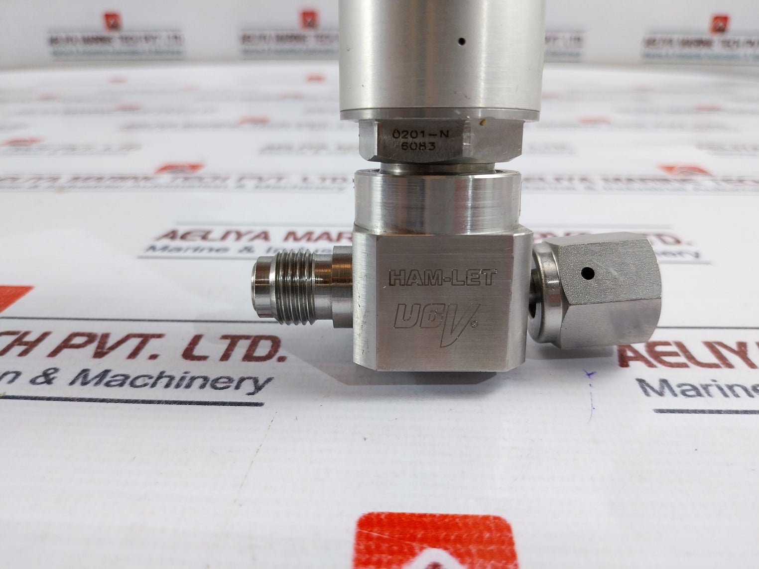 Ham-let Hm20-4Vkc-gf4M4-sp-300Psi Ucv Pneumatic Diaphragm Valve 1/8 Npt