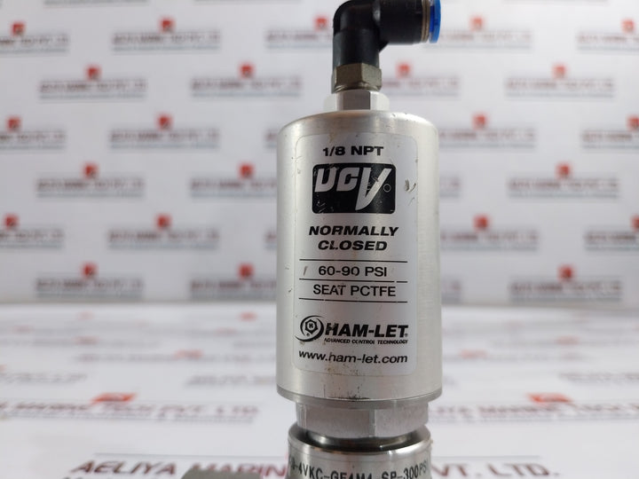 Ham-let Hm20-4Vkc-gf4M4-sp-300Psi Ucv Pneumatic Diaphragm Valve 1/8 Npt
