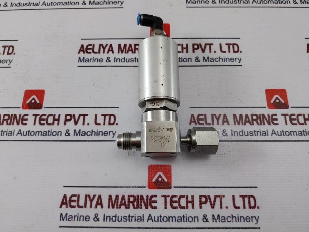 Ham-let Hm20-4Vkc-gf4M4-sp-300Psi, 1/8 Npt Pneumatic Diaphragm Valve 60-90 Psi