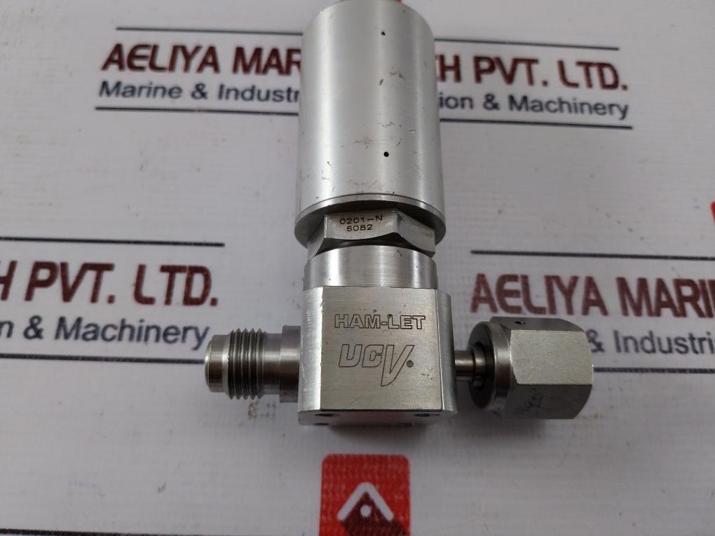 Ham-let Hm20-4Vkc-gf4M4-sp-300Psi, 1/8 Npt Pneumatic Diaphragm Valve 60-90 Psi