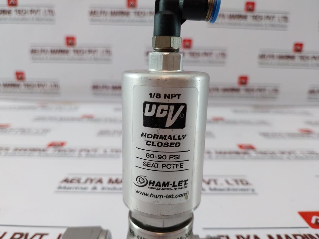 Ham-let Hm20-4Vkc-gf4M4-sp-300Psi, Ucv Pneumatic Diaphragm Valve 1/8 Npt
