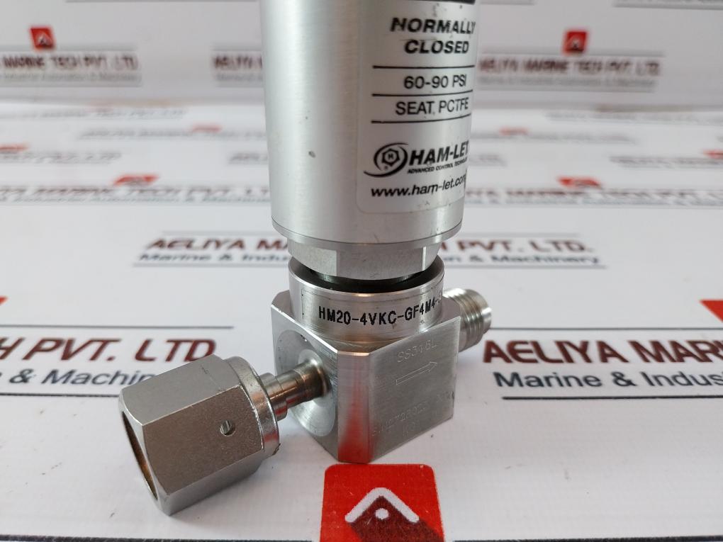 Ham-let Hm20-4Vkc-gf4M4-sp-300Psi, Ucv Pneumatic Diaphragm Valve 1/8 Npt