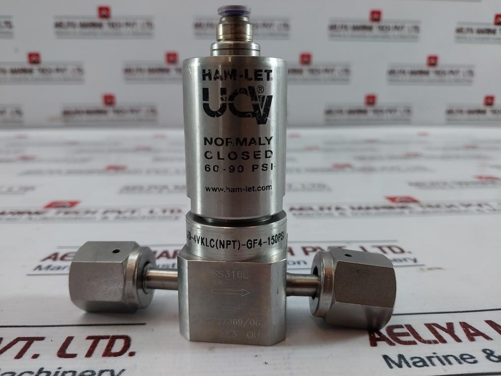 Ham-let Hm20-4Vklc(Npt)-gf4-150Psi Air Operated Valve