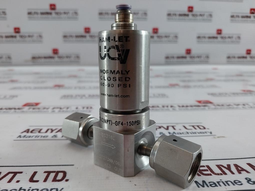 Ham-let Hm20-4Vklc(Npt)-gf4-150Psi Air Operated Valve