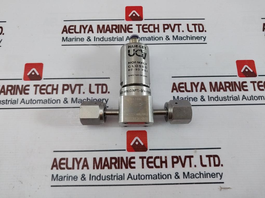 Ham-let Hm20-4Vklc(Npt)-gf4-150Psi Air Operated Valve