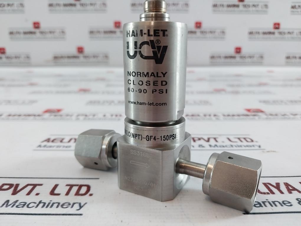 Ham-let Hm20-4Vklc(Npt)-gf4-150Psi Air Operated Valve