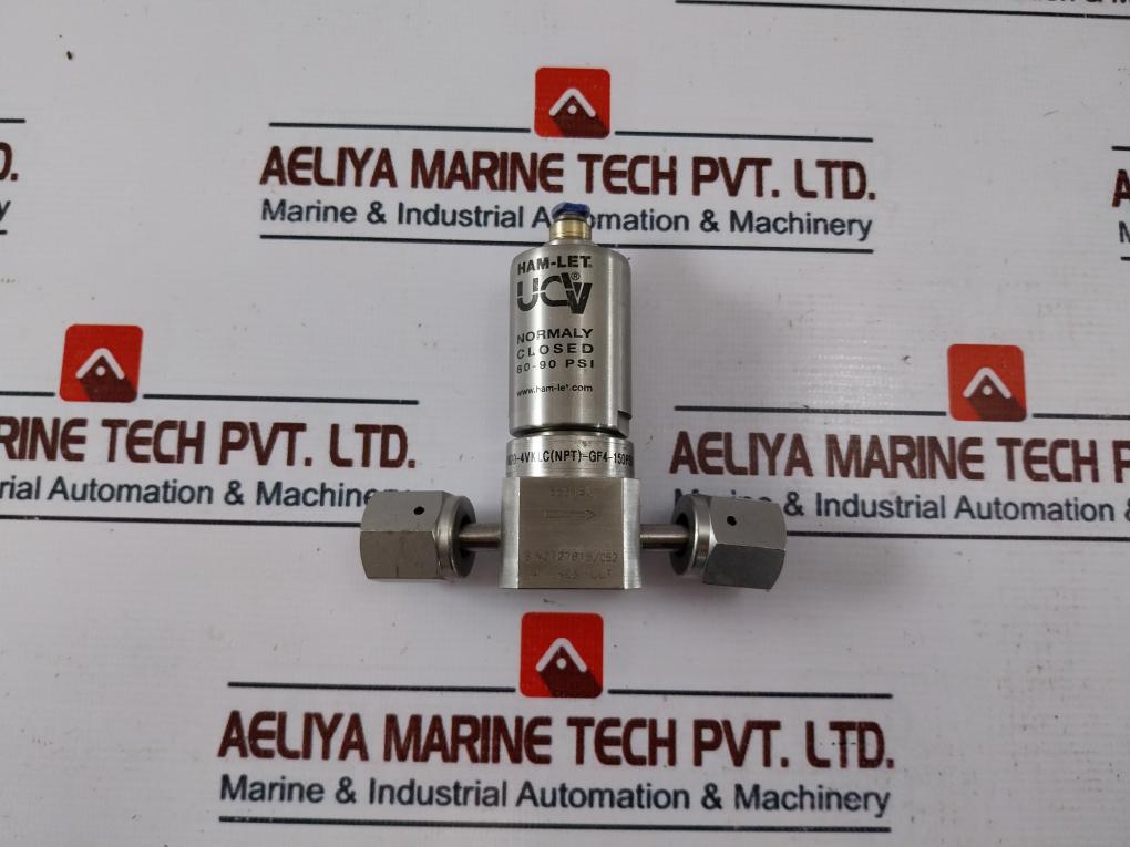 Ham-let Hm20-4Vklc(Npt)-gf4-150Psi Air Operated Valve 60-90 Psi