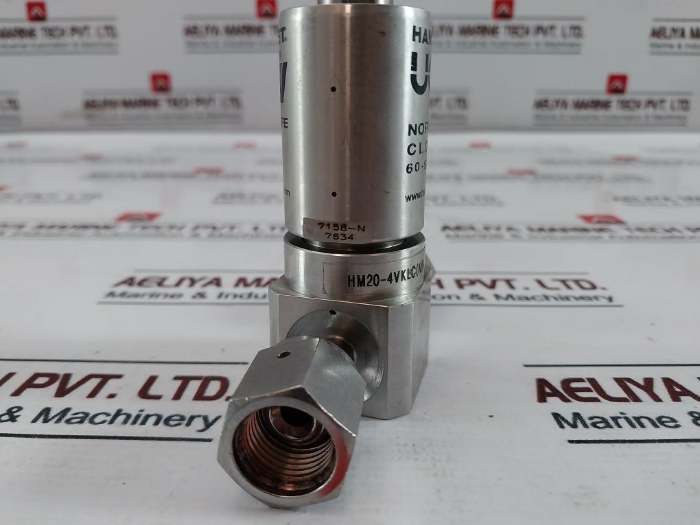 Ham-let Hm20-4Vklc(Npt)-gf4-150Psi Air Operated Valve 60-90 Psi, Hm20-4Vklc